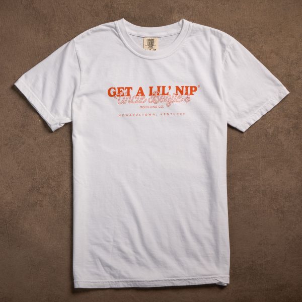 Get A Little Nip T-Shirt in Orange - Image 2
